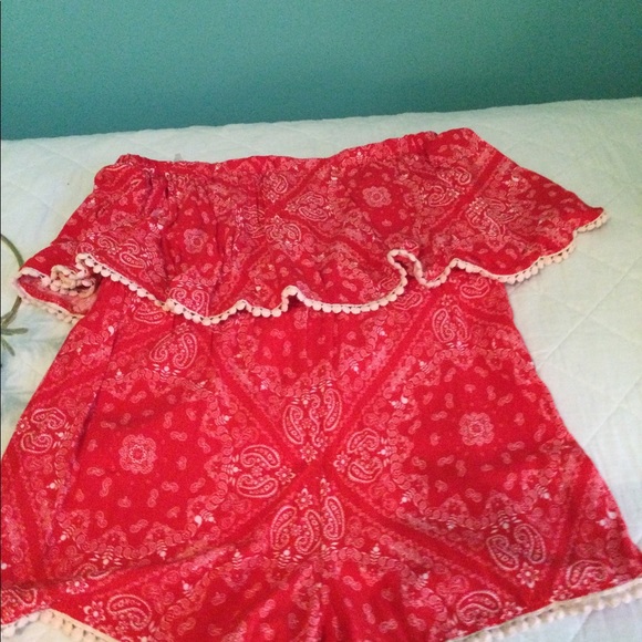 Rue21 Boho Off Shoulder Romper - Picture 7 of 10